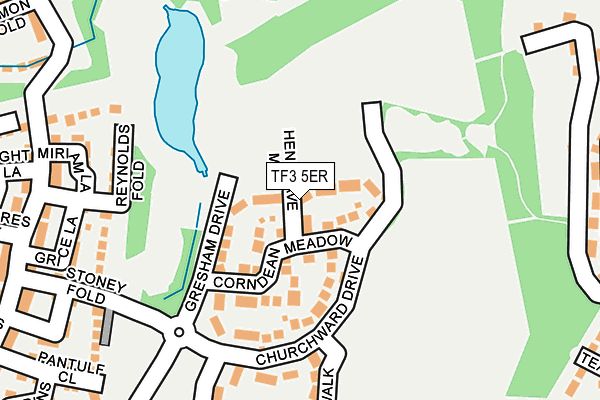 TF3 5ER map - OS OpenMap – Local (Ordnance Survey)