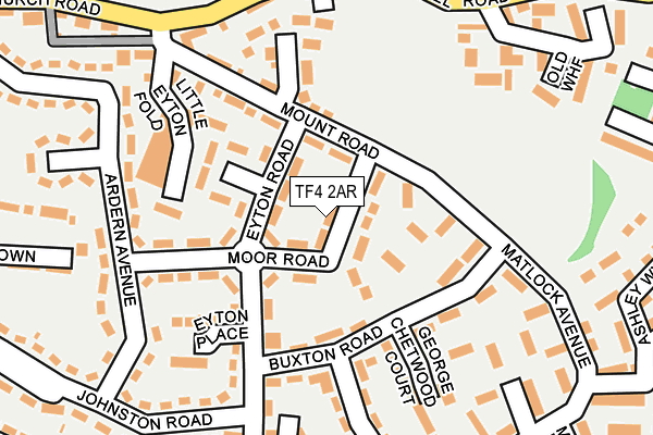 TF4 2AR map - OS OpenMap – Local (Ordnance Survey)