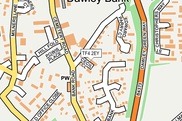 TF4 2EY map - OS OpenMap – Local (Ordnance Survey)