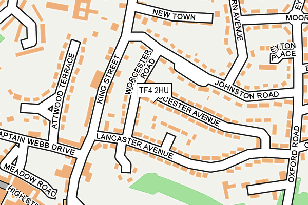 TF4 2HU map - OS OpenMap – Local (Ordnance Survey)