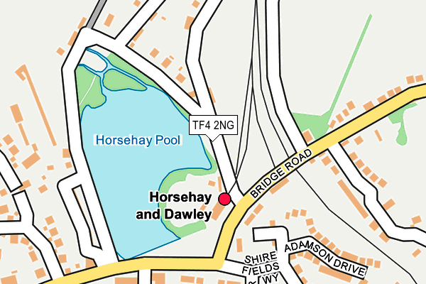 TF4 2NG map - OS OpenMap – Local (Ordnance Survey)