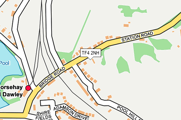 TF4 2NH map - OS OpenMap – Local (Ordnance Survey)