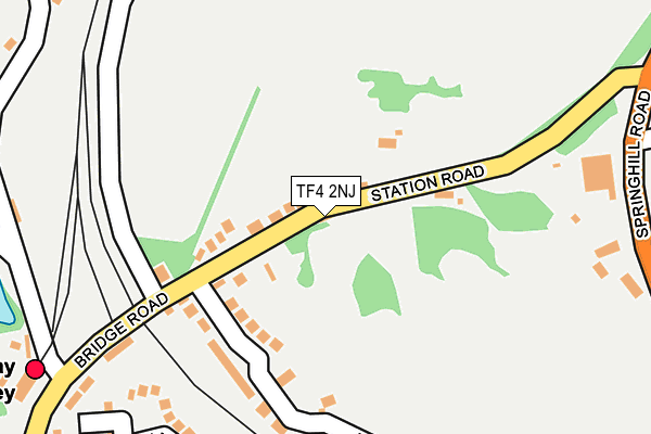 TF4 2NJ map - OS OpenMap – Local (Ordnance Survey)