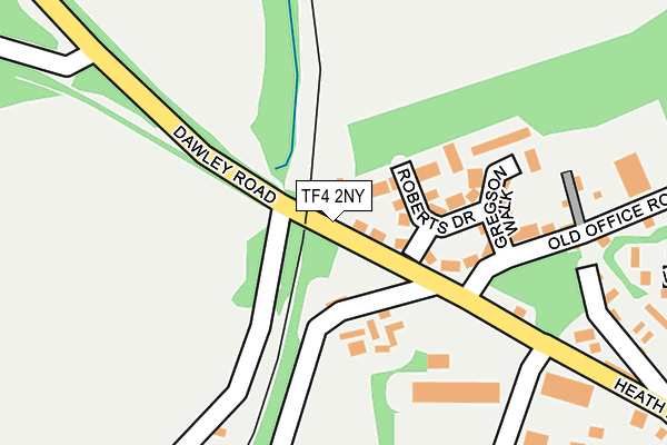 TF4 2NY map - OS OpenMap – Local (Ordnance Survey)