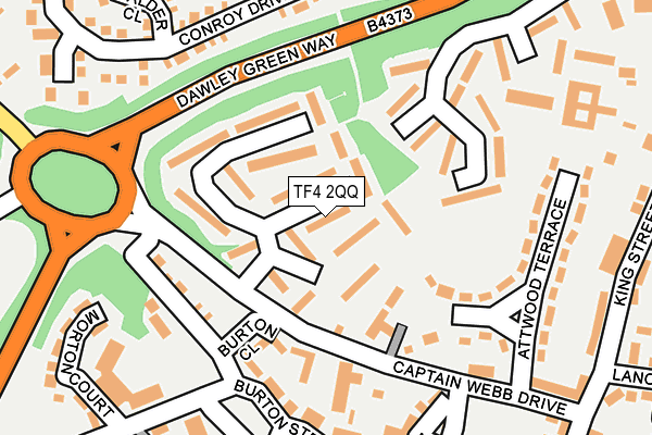 TF4 2QQ map - OS OpenMap – Local (Ordnance Survey)
