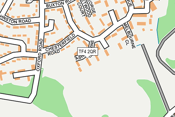 TF4 2QR map - OS OpenMap – Local (Ordnance Survey)