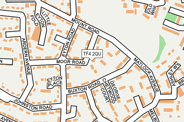 TF4 2QU map - OS OpenMap – Local (Ordnance Survey)
