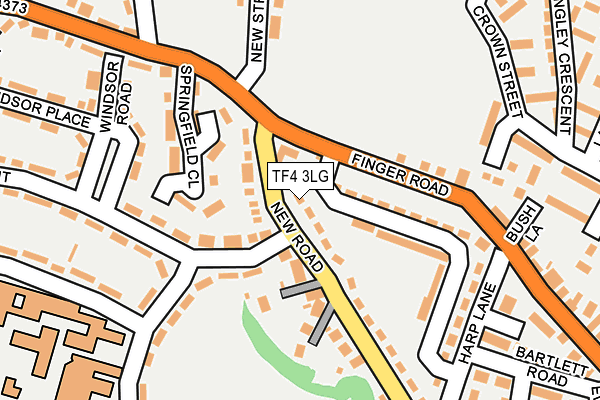 TF4 3LG map - OS OpenMap – Local (Ordnance Survey)