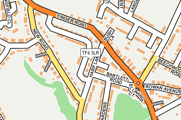 TF4 3LR map - OS OpenMap – Local (Ordnance Survey)