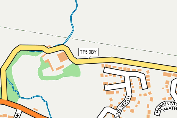 TF5 0BY map - OS OpenMap – Local (Ordnance Survey)