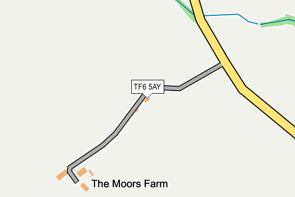 TF6 5AY map - OS OpenMap – Local (Ordnance Survey)