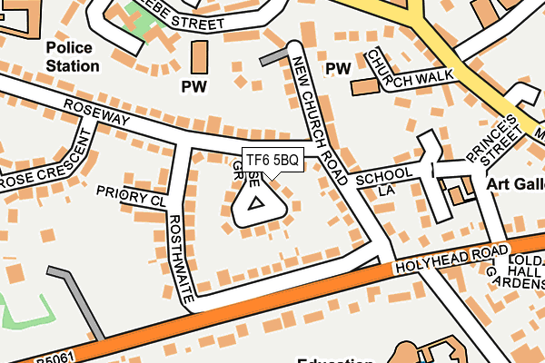 TF6 5BQ map - OS OpenMap – Local (Ordnance Survey)