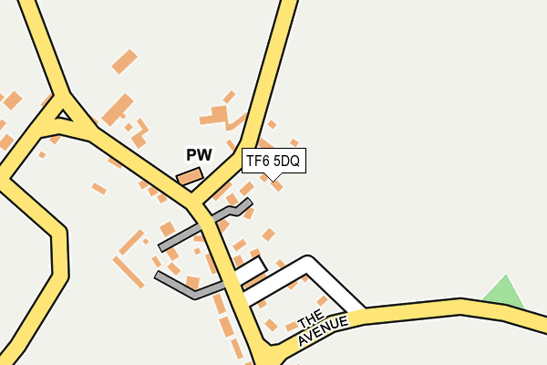 TF6 5DQ map - OS OpenMap – Local (Ordnance Survey)