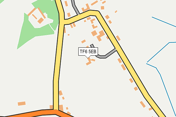 TF6 5EB map - OS OpenMap – Local (Ordnance Survey)
