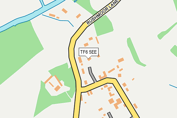 TF6 5EE map - OS OpenMap – Local (Ordnance Survey)
