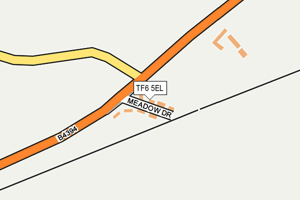 TF6 5EL map - OS OpenMap – Local (Ordnance Survey)