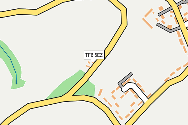 TF6 5EZ map - OS OpenMap – Local (Ordnance Survey)