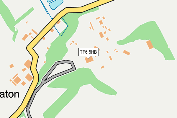 TF6 5HB map - OS OpenMap – Local (Ordnance Survey)