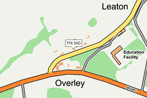 TF6 5HD map - OS OpenMap – Local (Ordnance Survey)