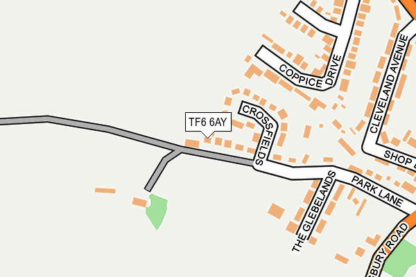 TF6 6AY map - OS OpenMap – Local (Ordnance Survey)