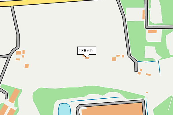 TF6 6DJ map - OS OpenMap – Local (Ordnance Survey)