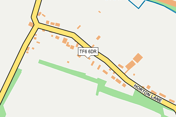 TF6 6DR map - OS OpenMap – Local (Ordnance Survey)