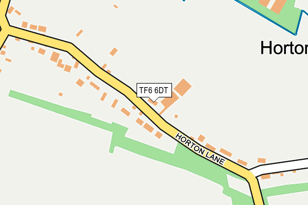 TF6 6DT map - OS OpenMap – Local (Ordnance Survey)