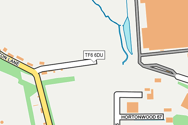 TF6 6DU map - OS OpenMap – Local (Ordnance Survey)