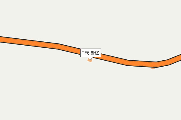 TF6 6HZ map - OS OpenMap – Local (Ordnance Survey)