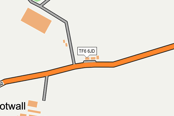 TF6 6JD map - OS OpenMap – Local (Ordnance Survey)