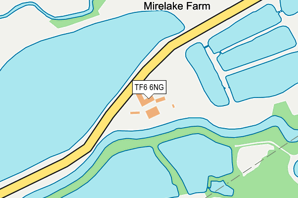 TF6 6NG map - OS OpenMap – Local (Ordnance Survey)