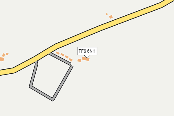TF6 6NH map - OS OpenMap – Local (Ordnance Survey)