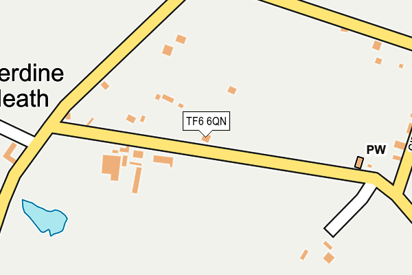 TF6 6QN map - OS OpenMap – Local (Ordnance Survey)