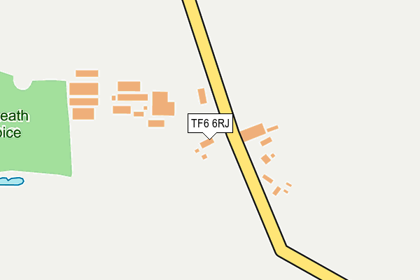 TF6 6RJ map - OS OpenMap – Local (Ordnance Survey)