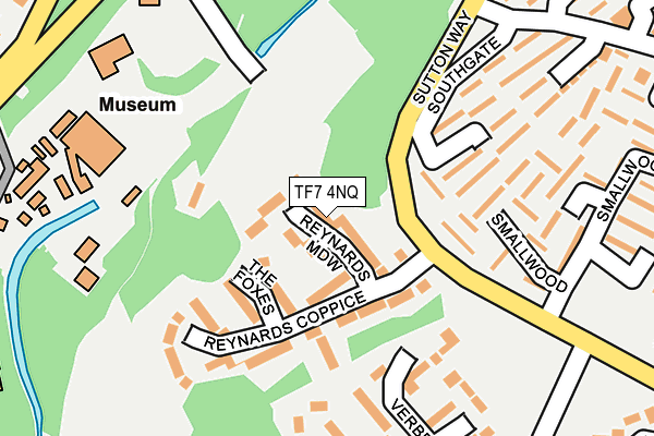 TF7 4NQ map - OS OpenMap – Local (Ordnance Survey)