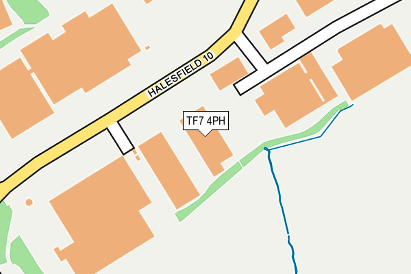 TF7 4PH map - OS OpenMap – Local (Ordnance Survey)