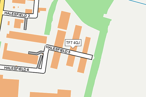 TF7 4QJ map - OS OpenMap – Local (Ordnance Survey)