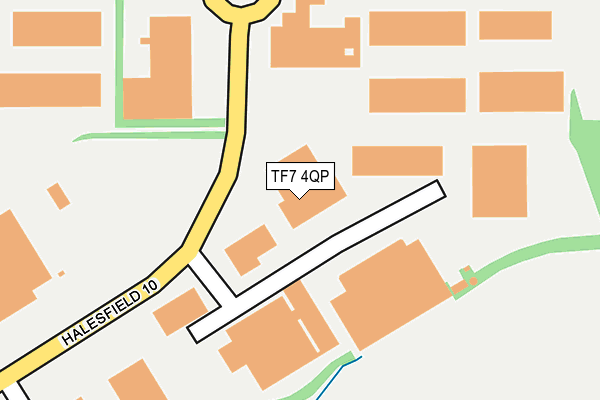 TF7 4QP map - OS OpenMap – Local (Ordnance Survey)