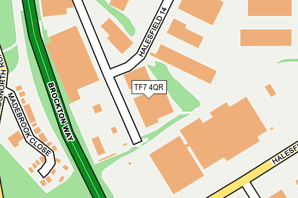 Map of ADVANCE PERSONNEL LTD at local scale