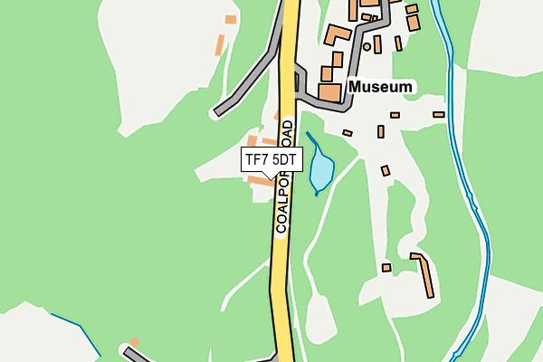 TF7 5DT map - OS OpenMap – Local (Ordnance Survey)