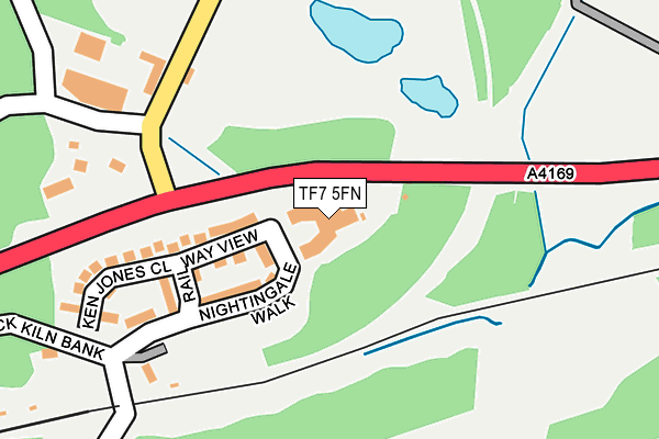 TF7 5FN map - OS OpenMap – Local (Ordnance Survey)
