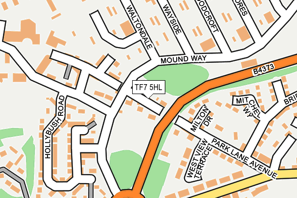 TF7 5HL map - OS OpenMap – Local (Ordnance Survey)