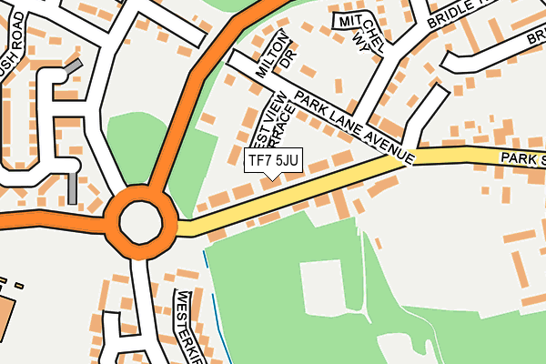 TF7 5JU map - OS OpenMap – Local (Ordnance Survey)