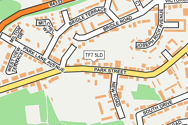 TF7 5LD map - OS OpenMap – Local (Ordnance Survey)