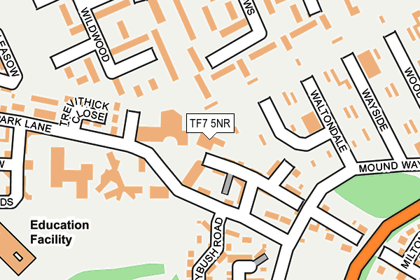 TF7 5NR map - OS OpenMap – Local (Ordnance Survey)