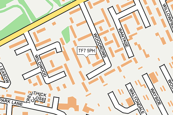 TF7 5PH map - OS OpenMap – Local (Ordnance Survey)