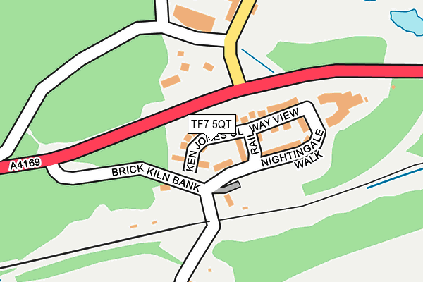 TF7 5QT map - OS OpenMap – Local (Ordnance Survey)