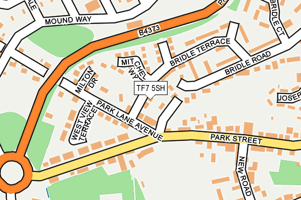 TF7 5SH map - OS OpenMap – Local (Ordnance Survey)
