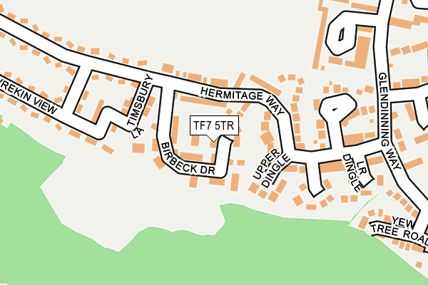 TF7 5TR map - OS OpenMap – Local (Ordnance Survey)