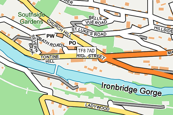 Map of NICK TART (IRONBRIDGE) LIMITED at local scale